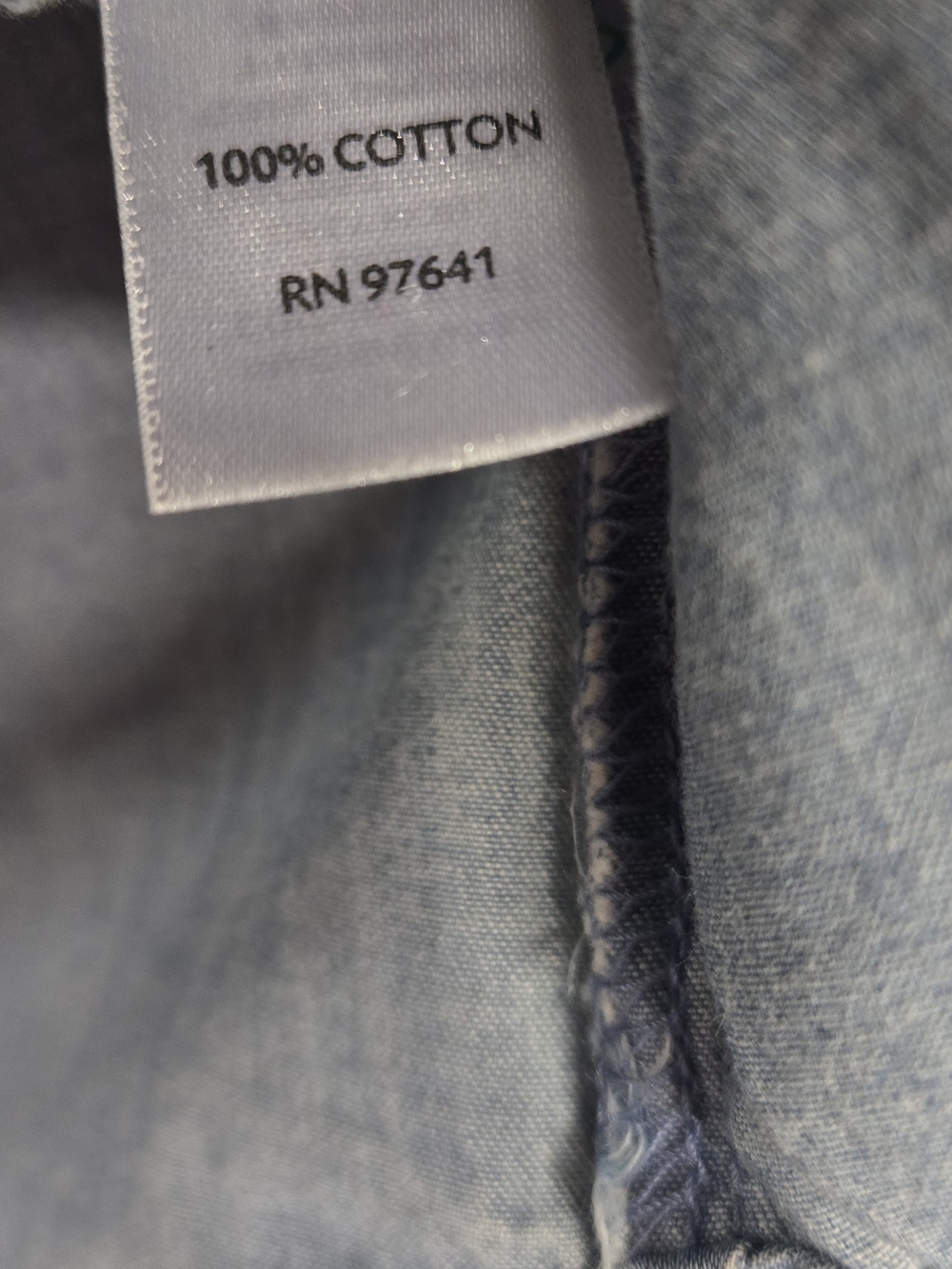 J. Jill Light Blue Denim Button-Down Shirt - Picture 3 of 5